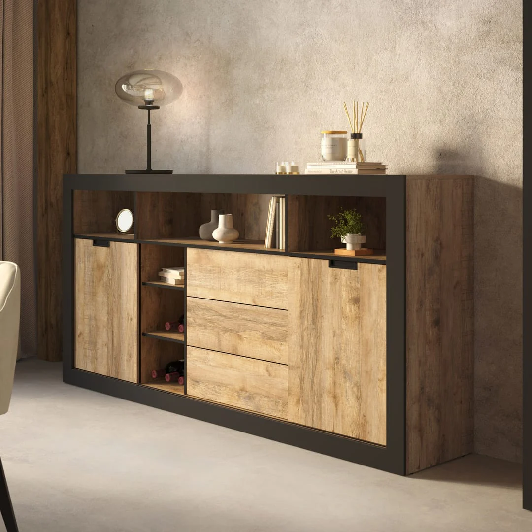 Tudor 43 Sideboard Cabinet 220cm
