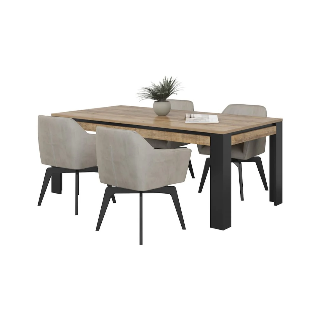 Tudor 94 Dining Table 195cm - Image 2