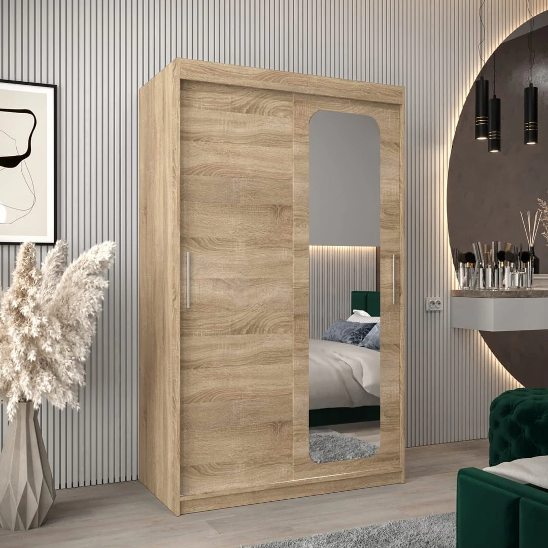 Uppsala T2 Sliding Door Wardrobe 120cm - Image 16