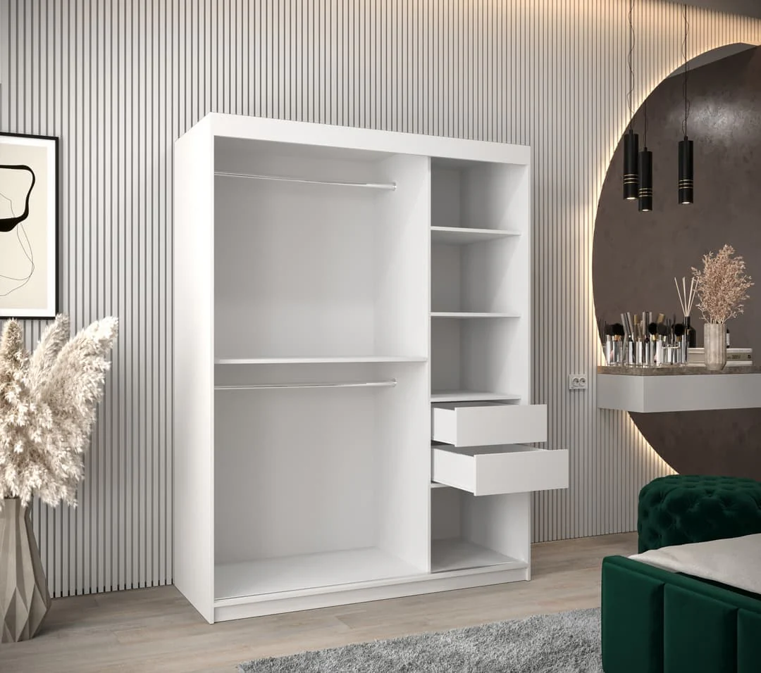 Uppsala T2 Sliding Door Wardrobe 150cm - Image 13