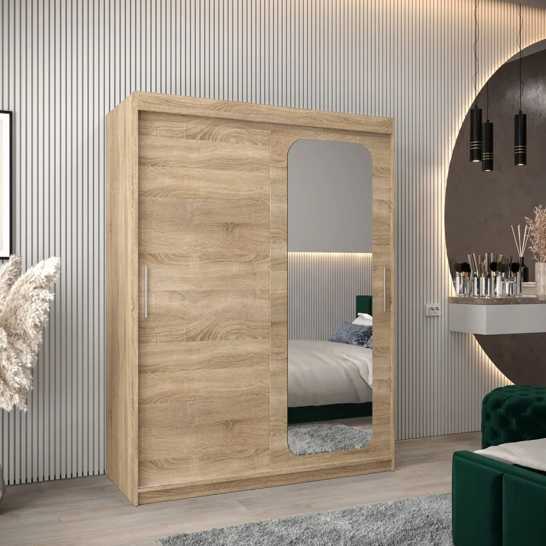 Uppsala T2 Sliding Door Wardrobe 150cm - Image 16