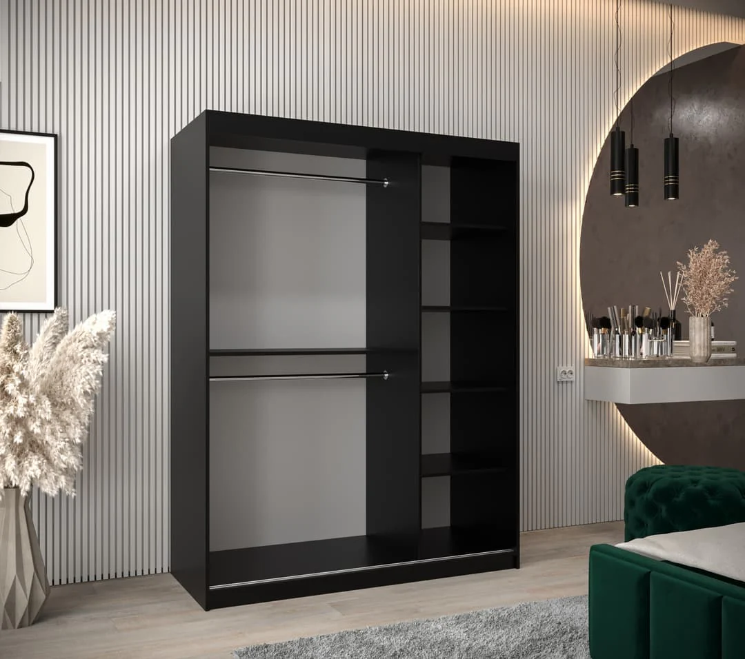 Uppsala T2 Sliding Door Wardrobe 150cm - Image 2