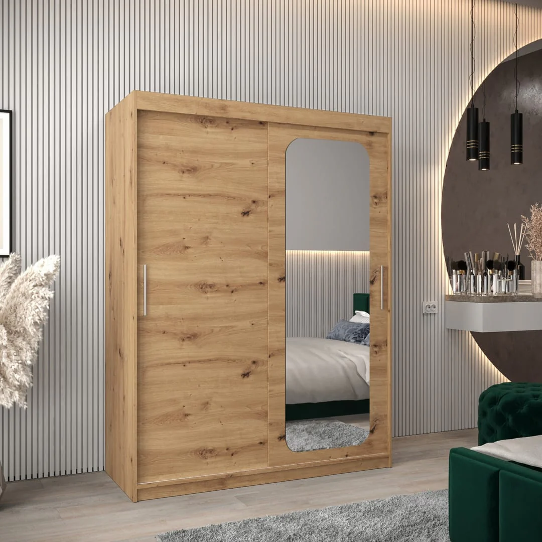 Uppsala T2 Sliding Door Wardrobe 150cm - Image 6