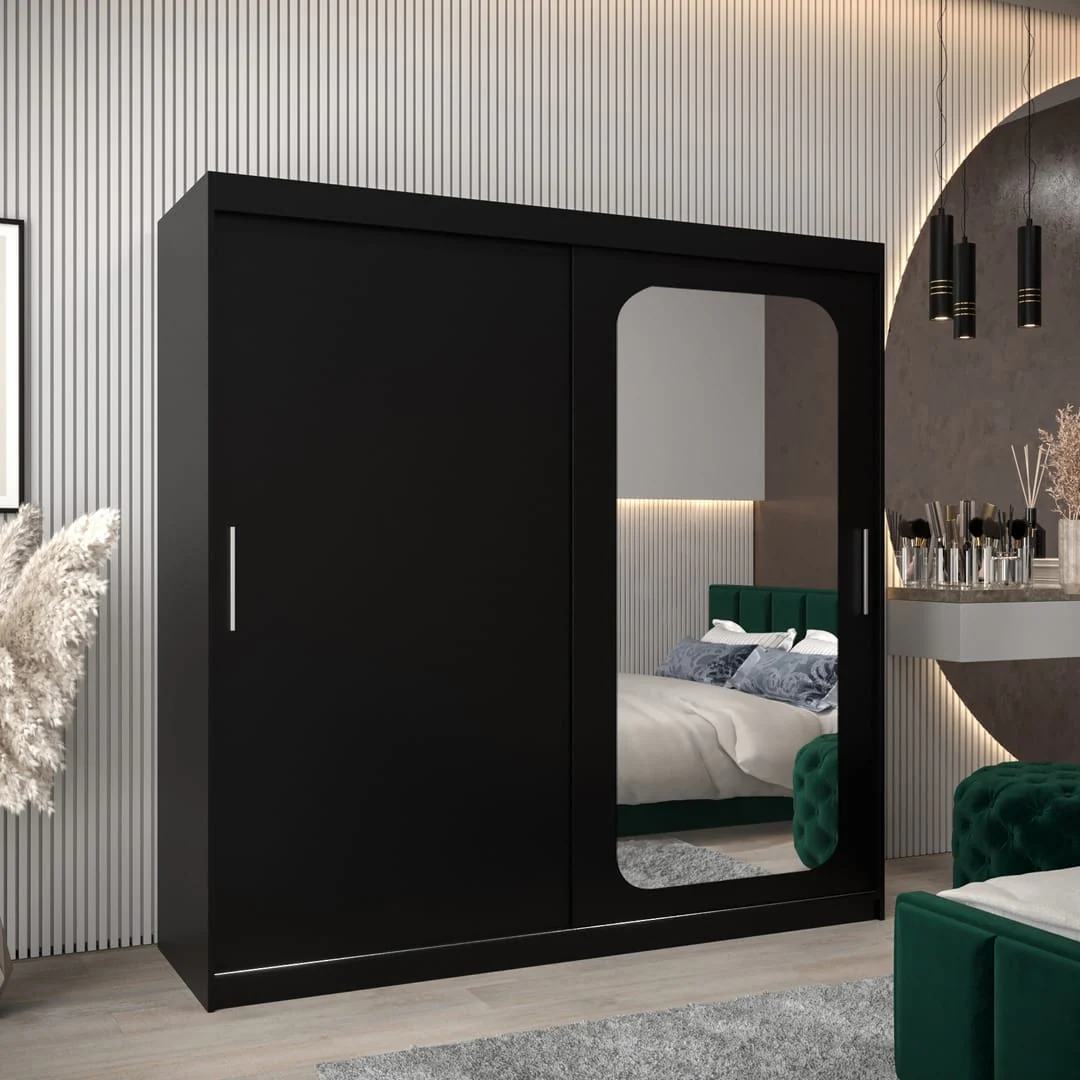 Uppsala T2 Sliding Door Wardrobe 200cm - Image 11