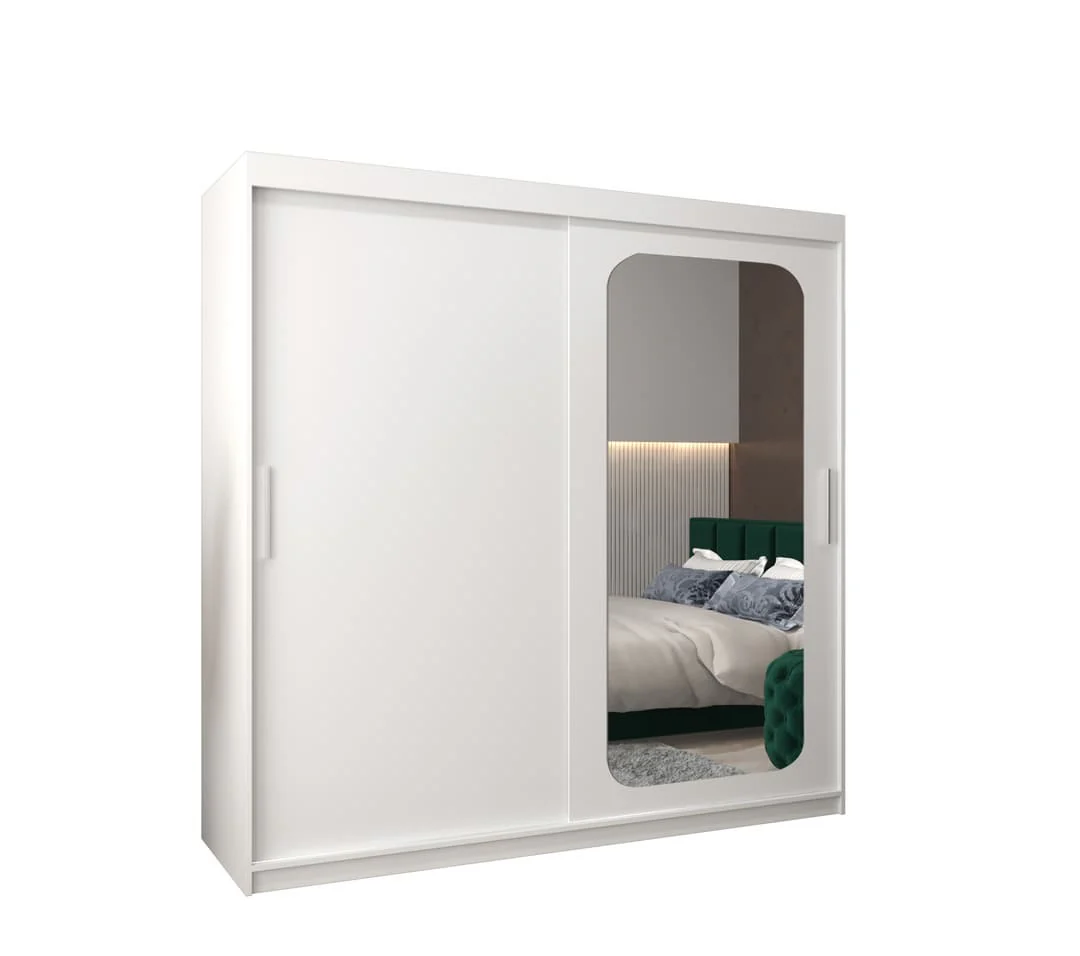 Uppsala T2 Sliding Door Wardrobe 200cm - Image 4