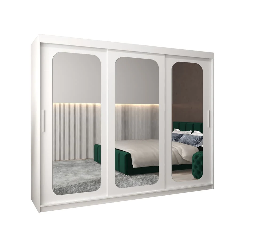 Uppsala T3 Sliding Door Wardrobe 250cm - Image 9