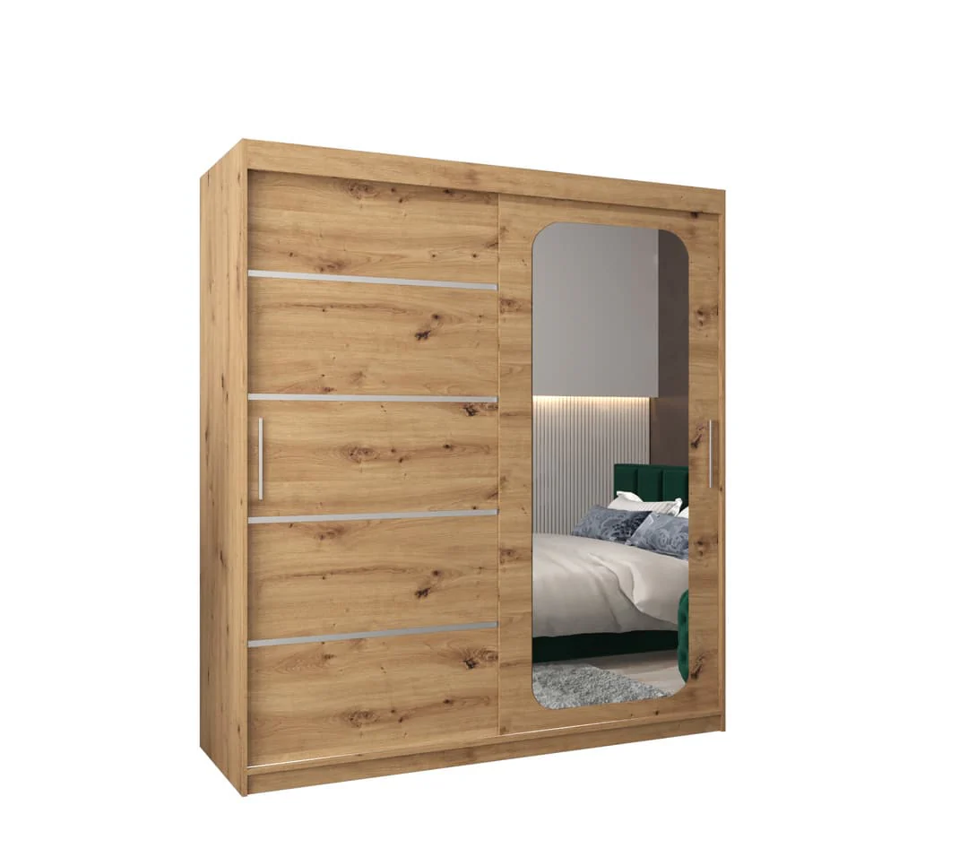 Uppsala V2 Sliding Door Wardrobe 180cm - Image 11