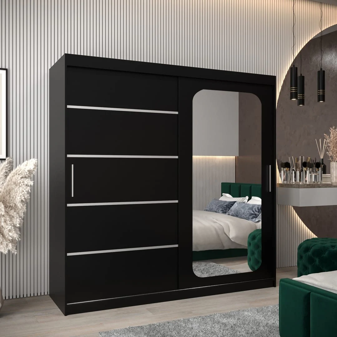 Uppsala V2 Sliding Door Wardrobe 200cm - Image 11