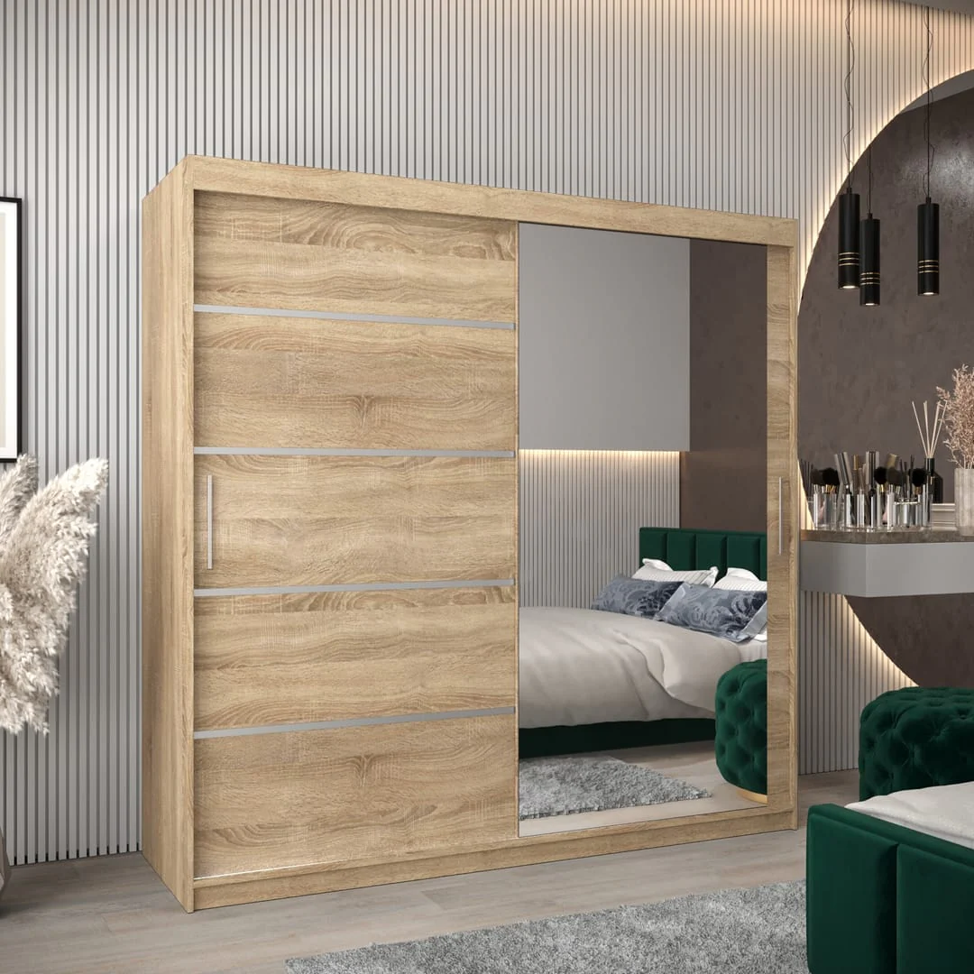 Verona 02 Sliding Door Wardrobe 200cm - Image 14