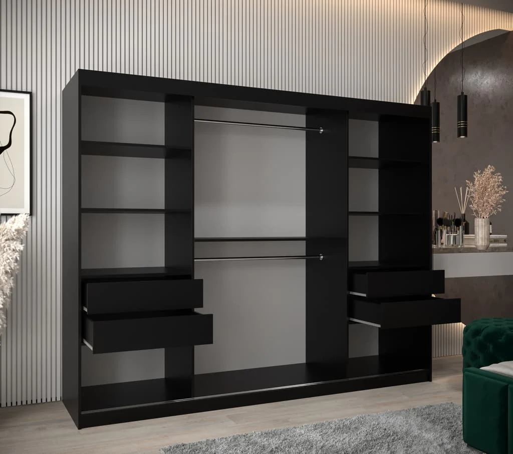 Verona 04 Sliding Door Wardrobe 250cm - Image 12
