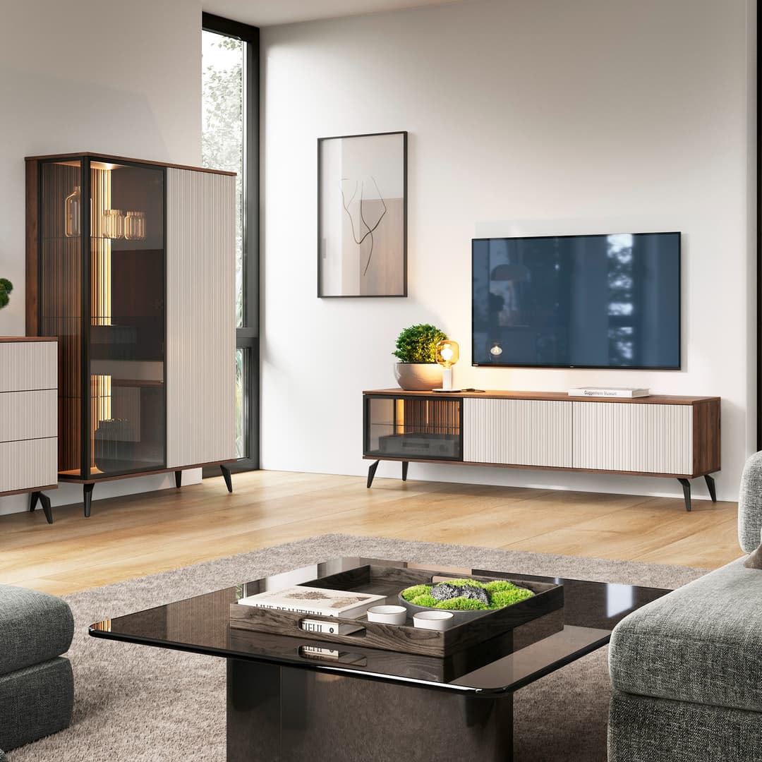 Vici Display Sideboard Cabinet 103cm - Image 6