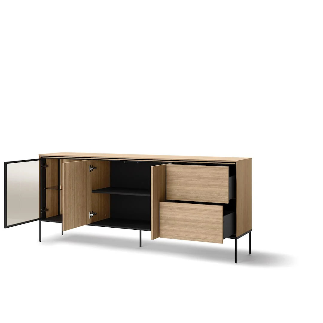 Visso VI-06 Display Sideboard Cabinet 201cm - Image 3