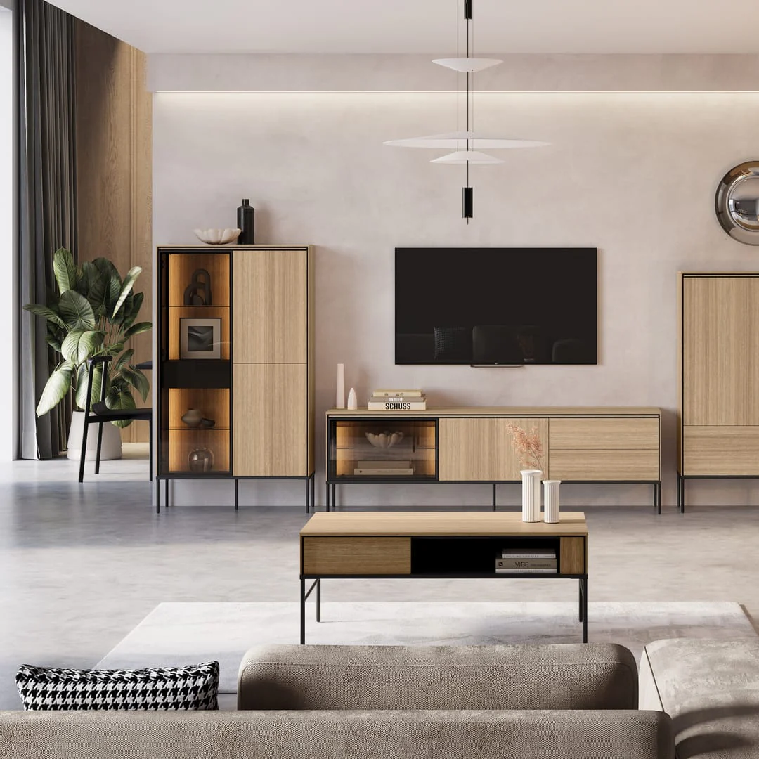 Visso VI-06 Display Sideboard Cabinet 201cm - Image 5