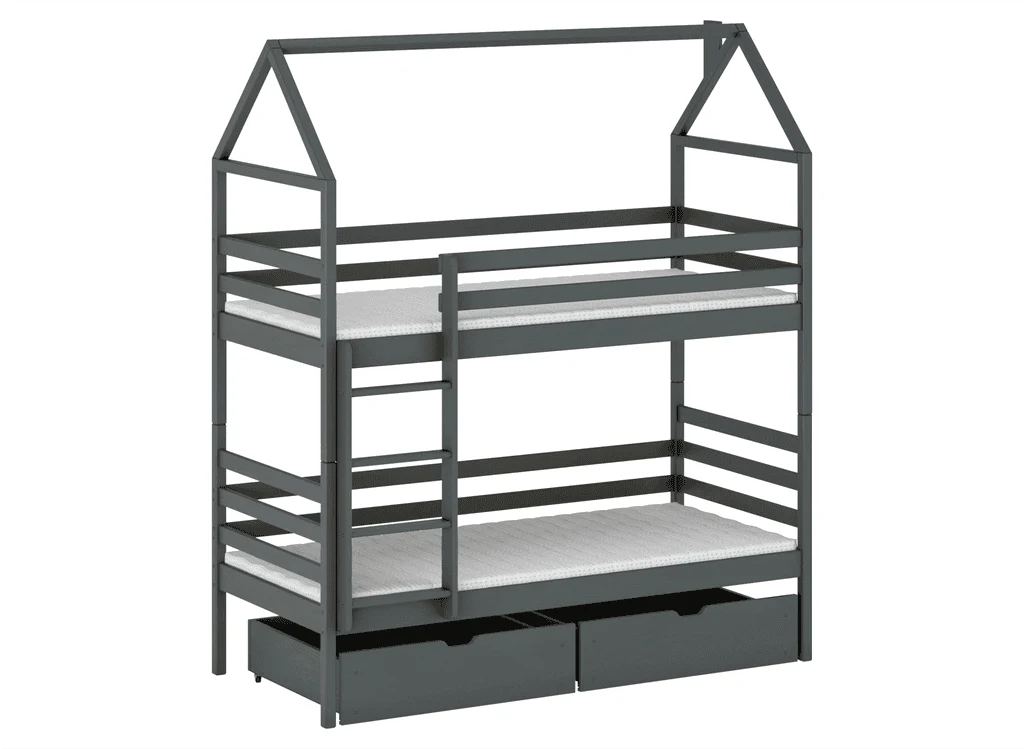 Wooden Bunk Bed Alex With Storage - Image 11