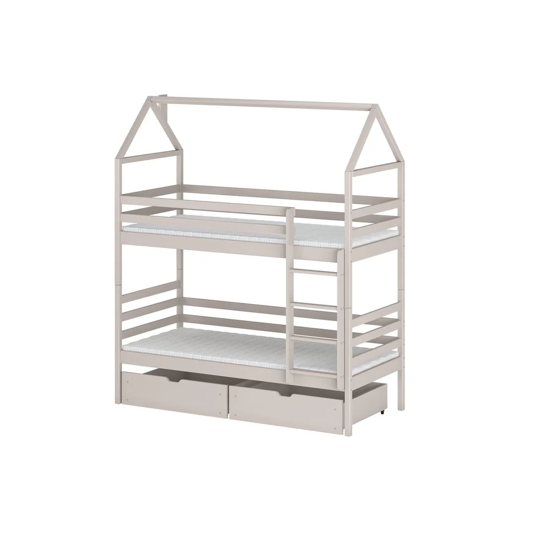 Wooden Bunk Bed Alex With Storage - Image 13