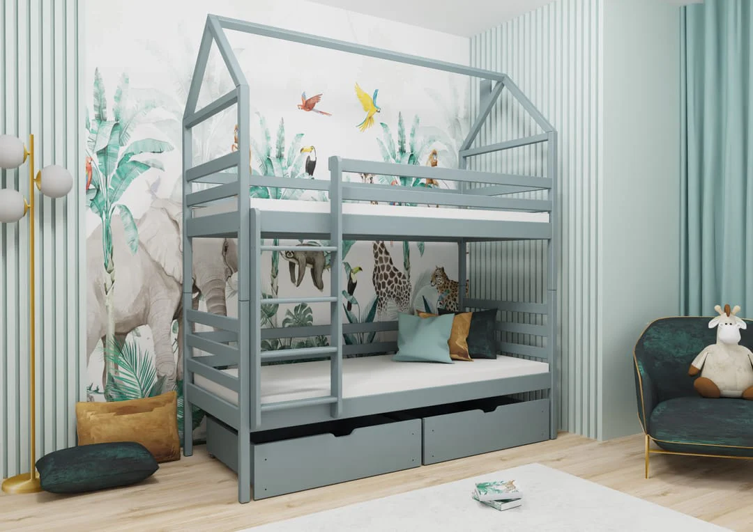 Wooden Bunk Bed Alex With Storage - Image 4
