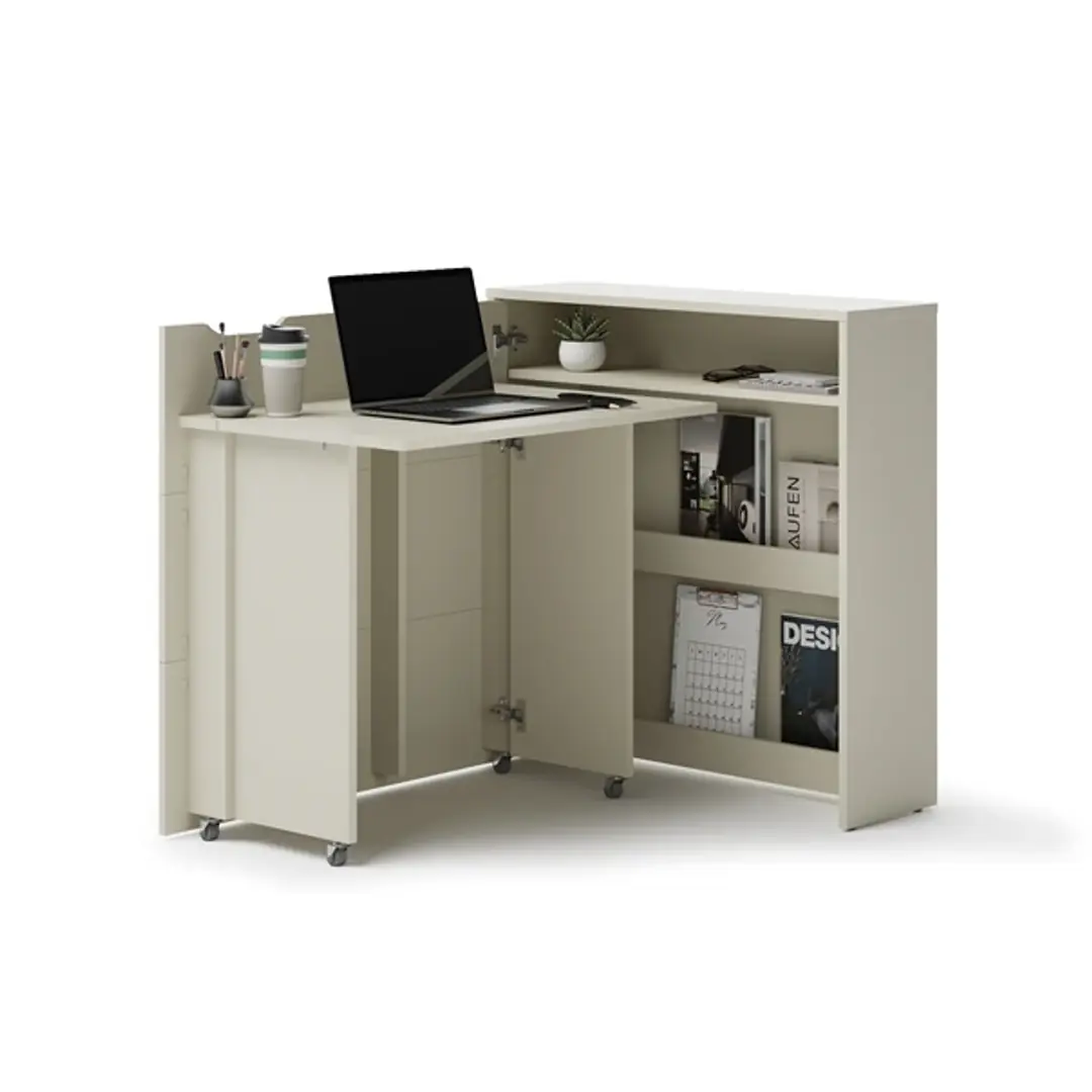 Work Concept Slim Convertible Hidden Desk 90cm - Image 23