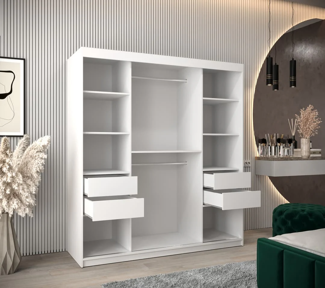 York II Sliding Door Wardrobe 180cm - Image 12
